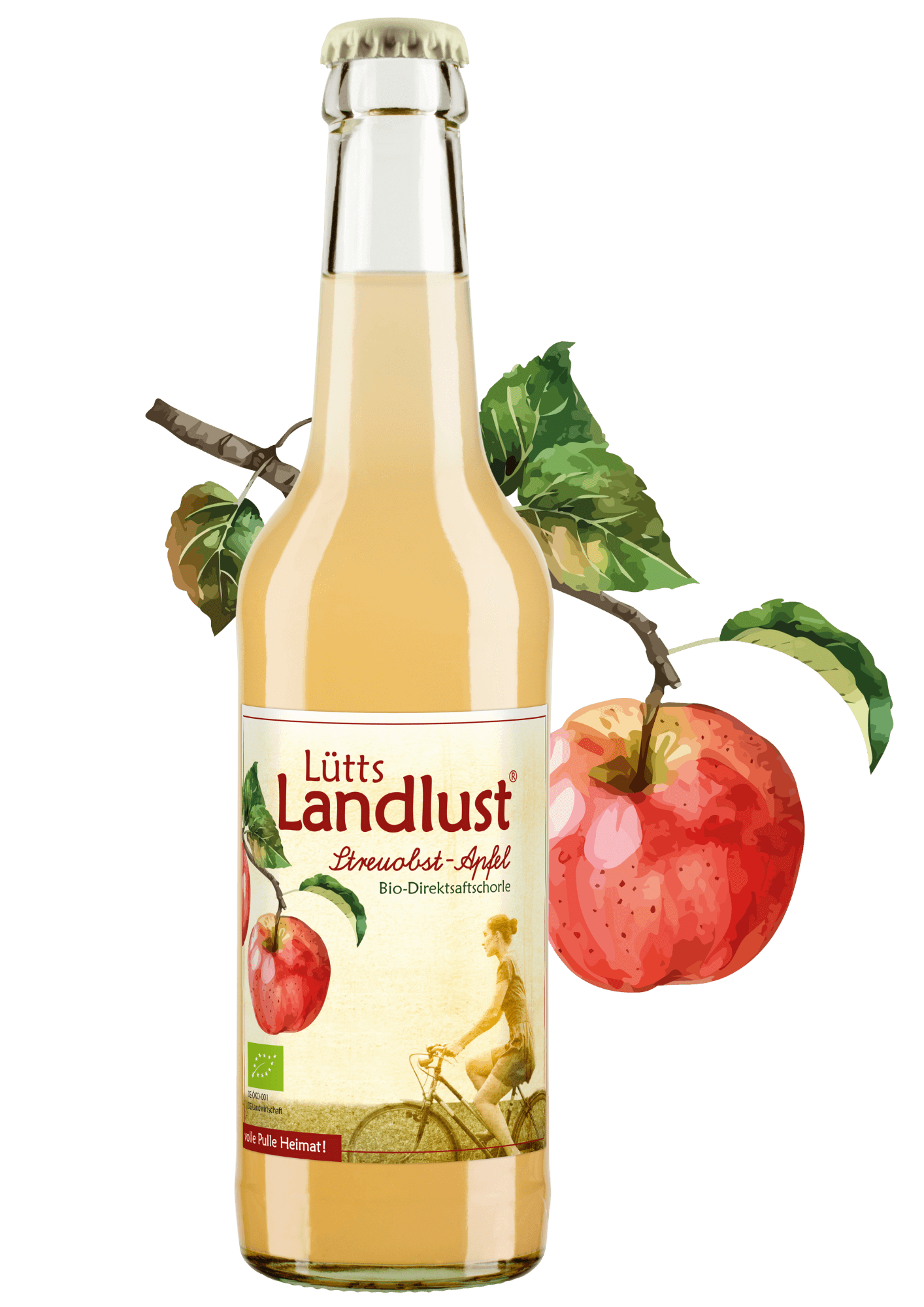 Lütts Landlust Apfel Bio Schorle 0,33 l