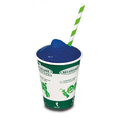 Slush-ijs in verschillende soorten en maten